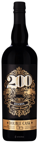 200 Gallons Double Cask Reserva Alicante Bouschet 2022