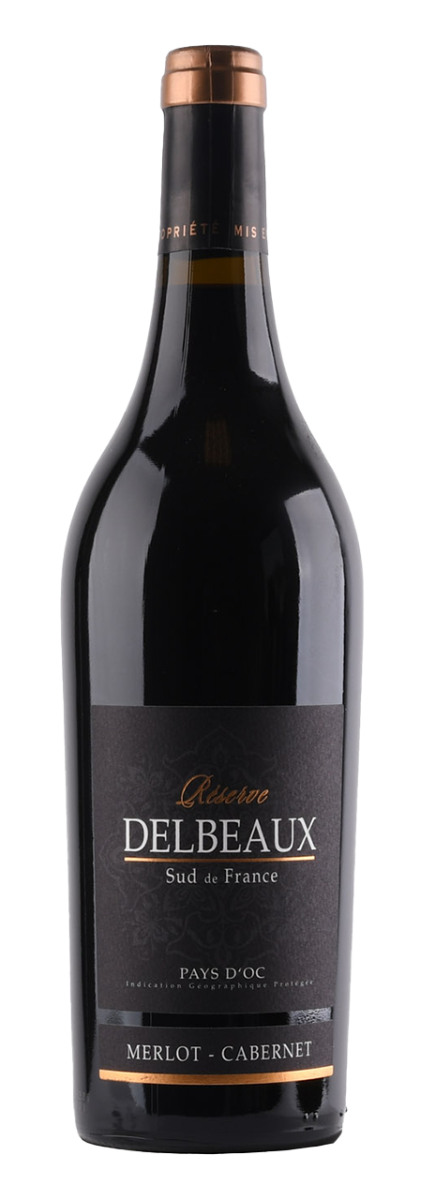 Delbeaux Pays d'Oc IGP Réserve Merlot-Cabernet 2023