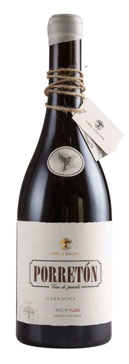 Libre y Salvaje Cariñena DO Porretón Garnacha 2021