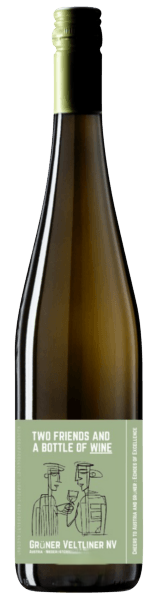 Two Friends and a Bottle of Wine Grüner Veltliner N.V.