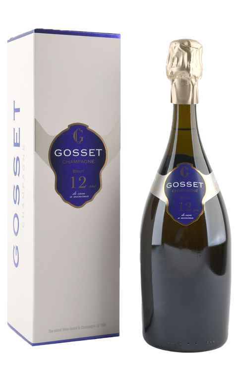 Champagne Gosset Champagne AC 12 ans de Cave a minima + giftbox N.V.