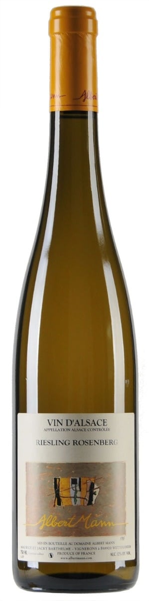 Domaine Albert Mann Alsace AC Riesling Rosenberg BIO 2018