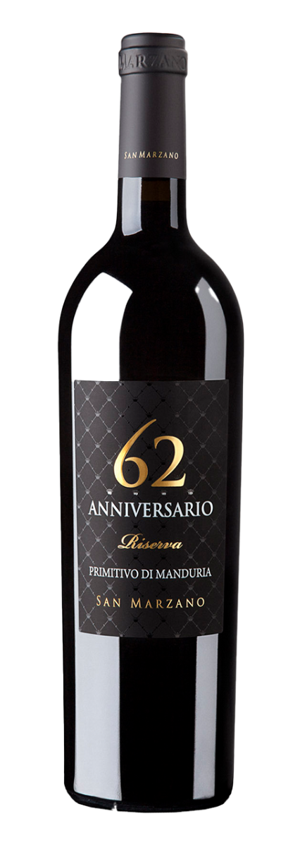 San Marzano Primitivo di Manduria DOP Anniversario 62 Riserva 2019