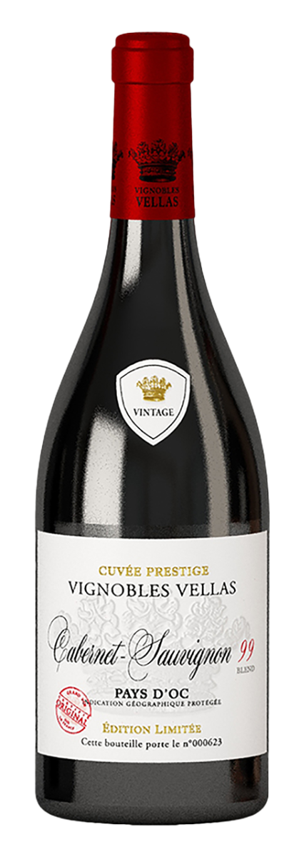 Vignobles Vellas Pays d'Oc IGP Cabernet Sauvignon Blend 99 2023